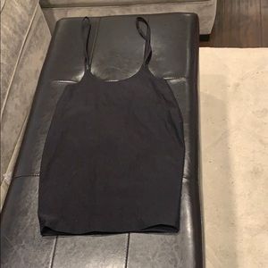 Black suspender skirt